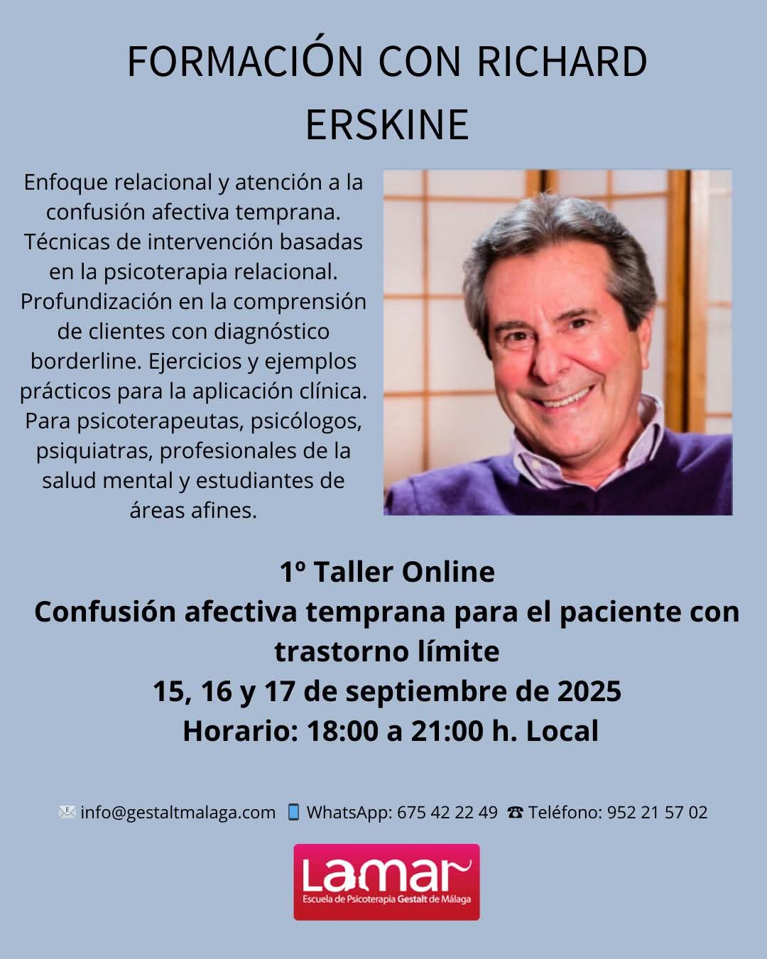 Taller Online Richard Erskine - Lamar Málaga