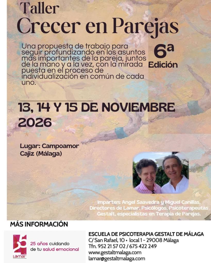 taller crecer en parejas LAMAR Málaga